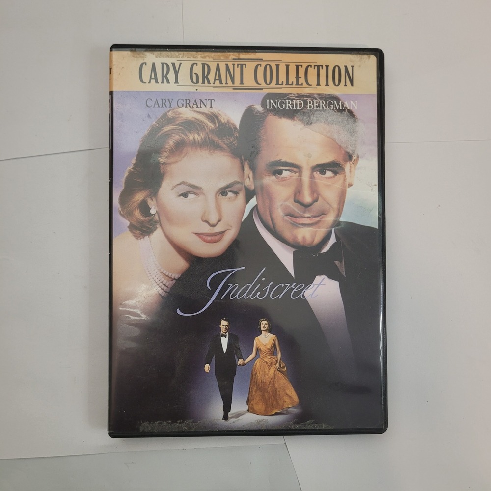 Artisan Indiscreet DVD Cary Grant Ingrid Bergman Romantic Comedy 1958 Movie